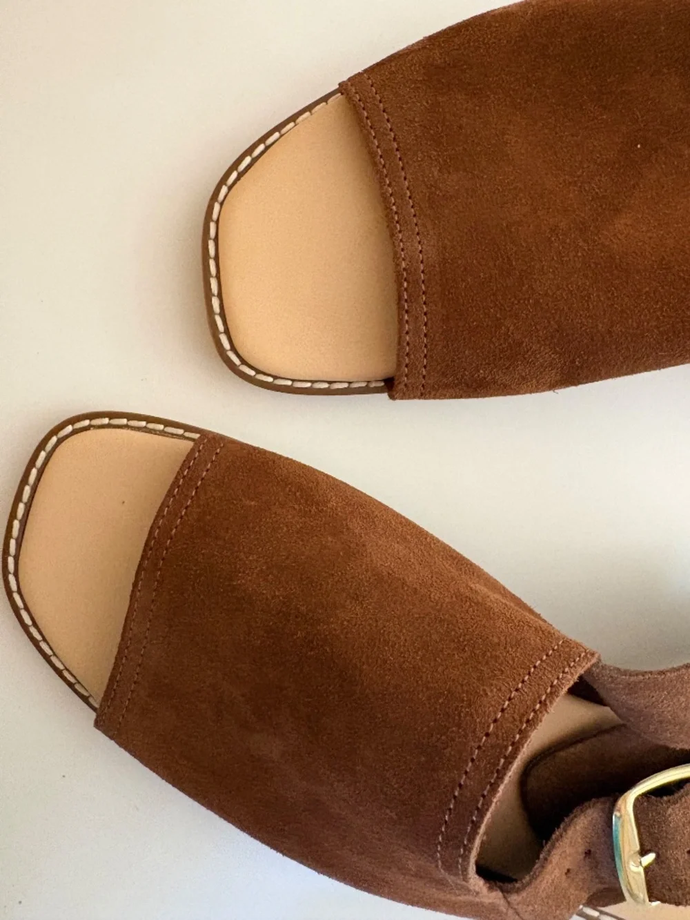 Ilaria Sartori® Brown Suede Sandals Size 7.5